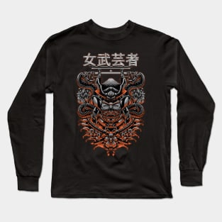 female samurai warrior Long Sleeve T-Shirt